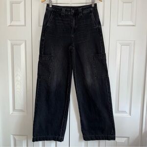 American Eagle Outfitters Black Wide Leg Jeans